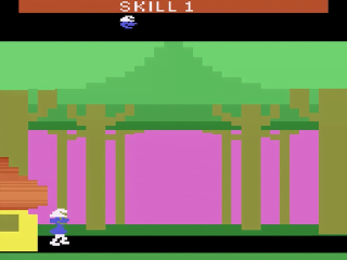 Smurf title screen for Atari 2600